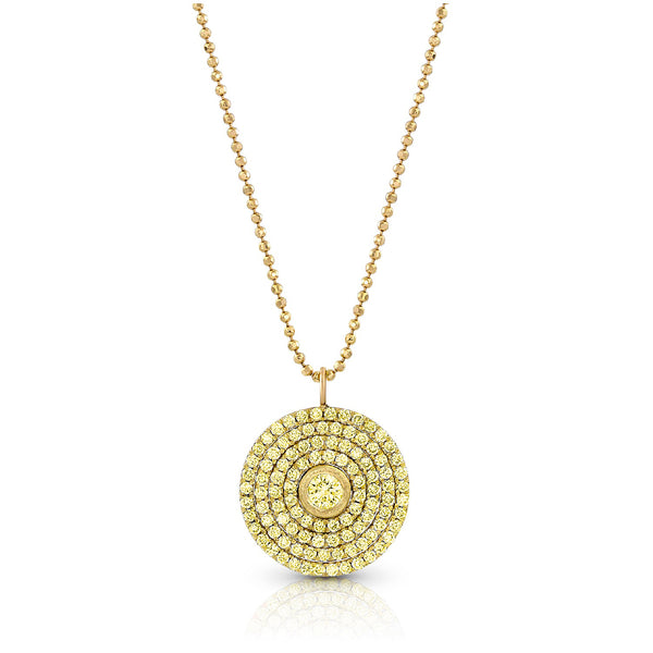 in yellow diamonds and yellow gold,<br>large diameter  <span class='visuallyhidden'>Call, text 323-404-2959 for shopping help.</span>